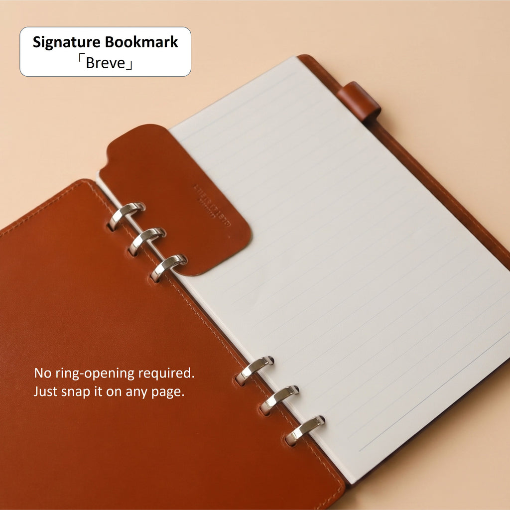 A5 Smart Ring Binder in German Noblessa Leather