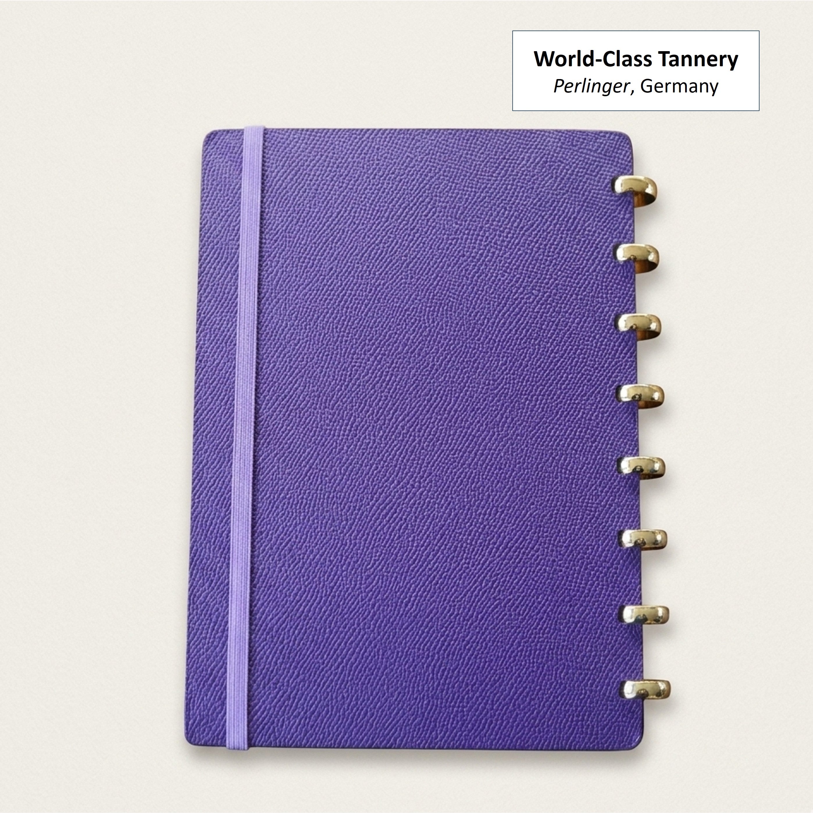 「SIGNATURE」Edition Discbound Planner in German Noblessa Leather