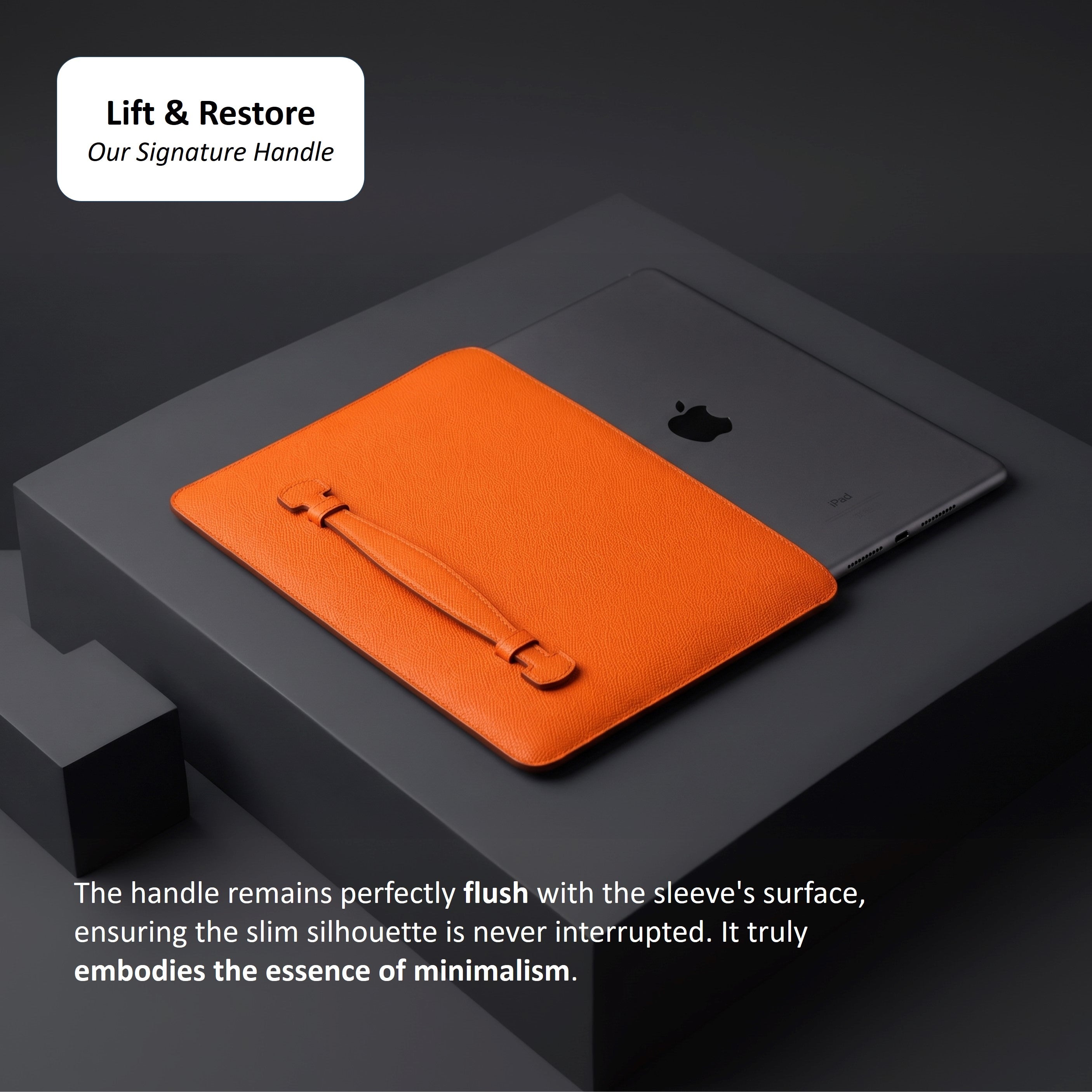 THE PENTAS: German Noblessa Leather Sleeve for iPad