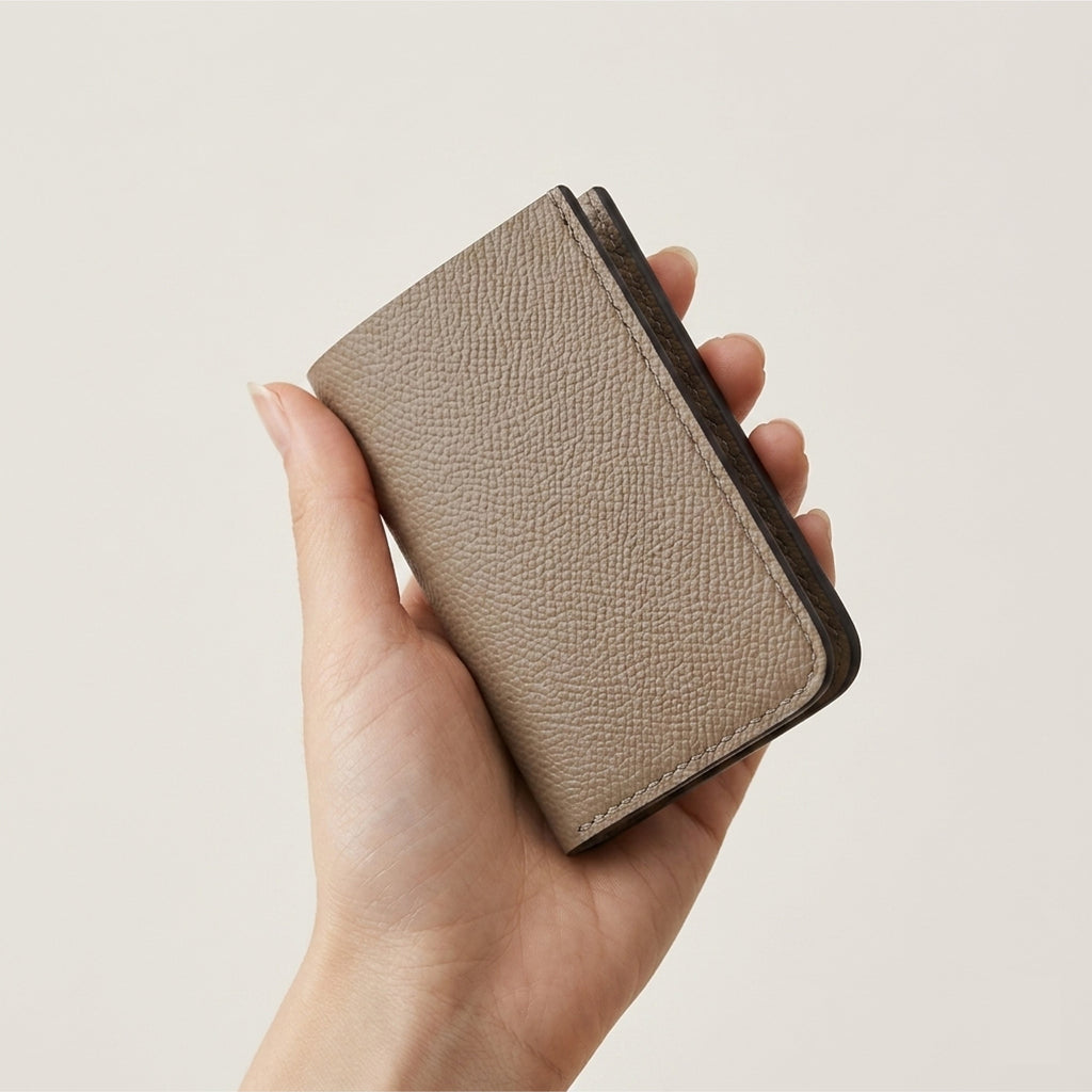 Tyrian Minimal Wallet in German Noblessa Leather