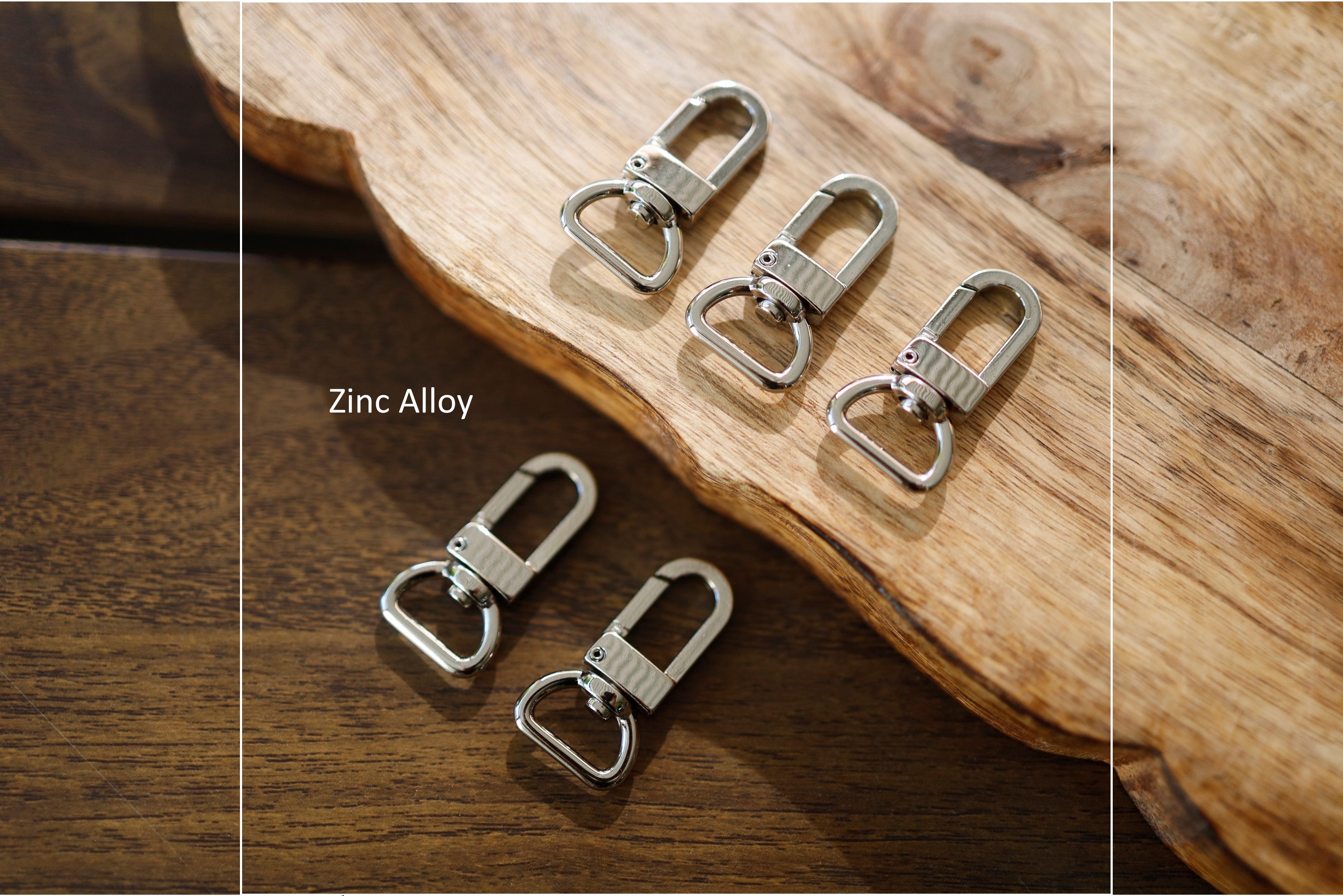 Swivel Clasps (Nickel, 1.73” X 0.87”)