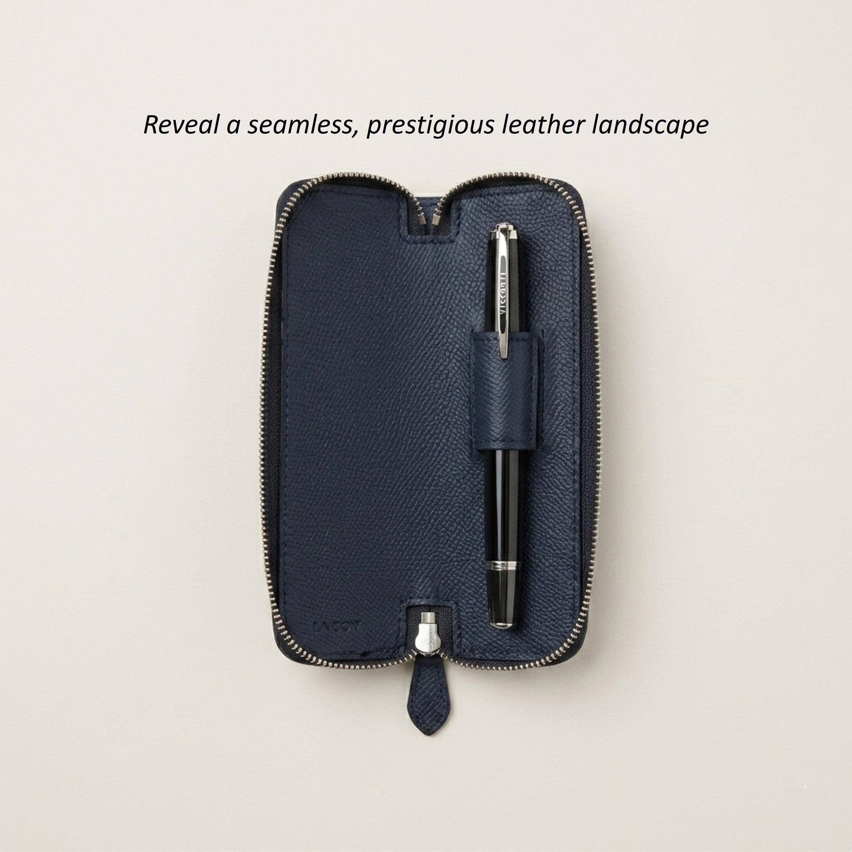Perlinger Noblessa Leather Single Pen Case
