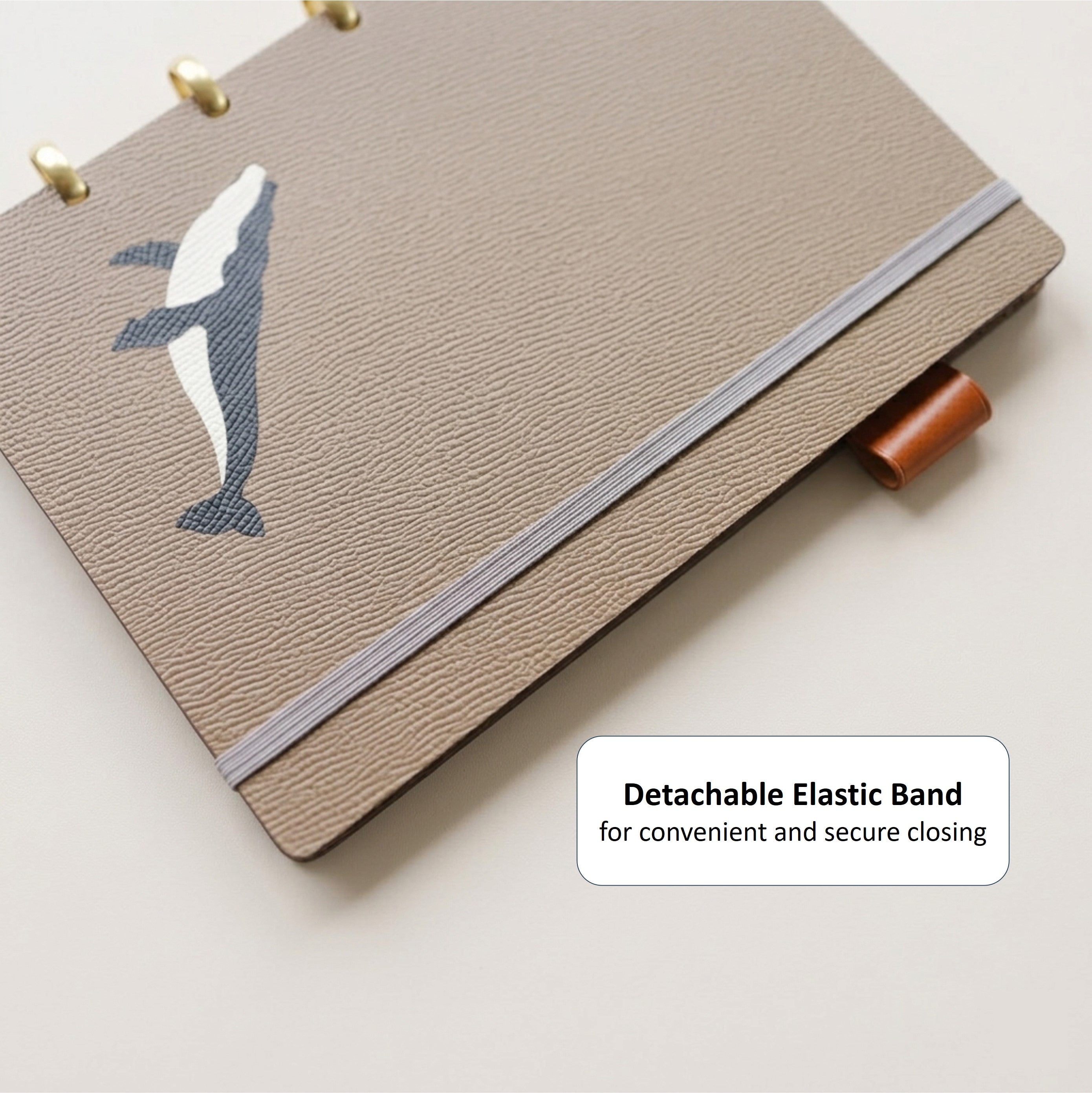 「Humpback」Edition Discbound Planner in German Noblessa Leather