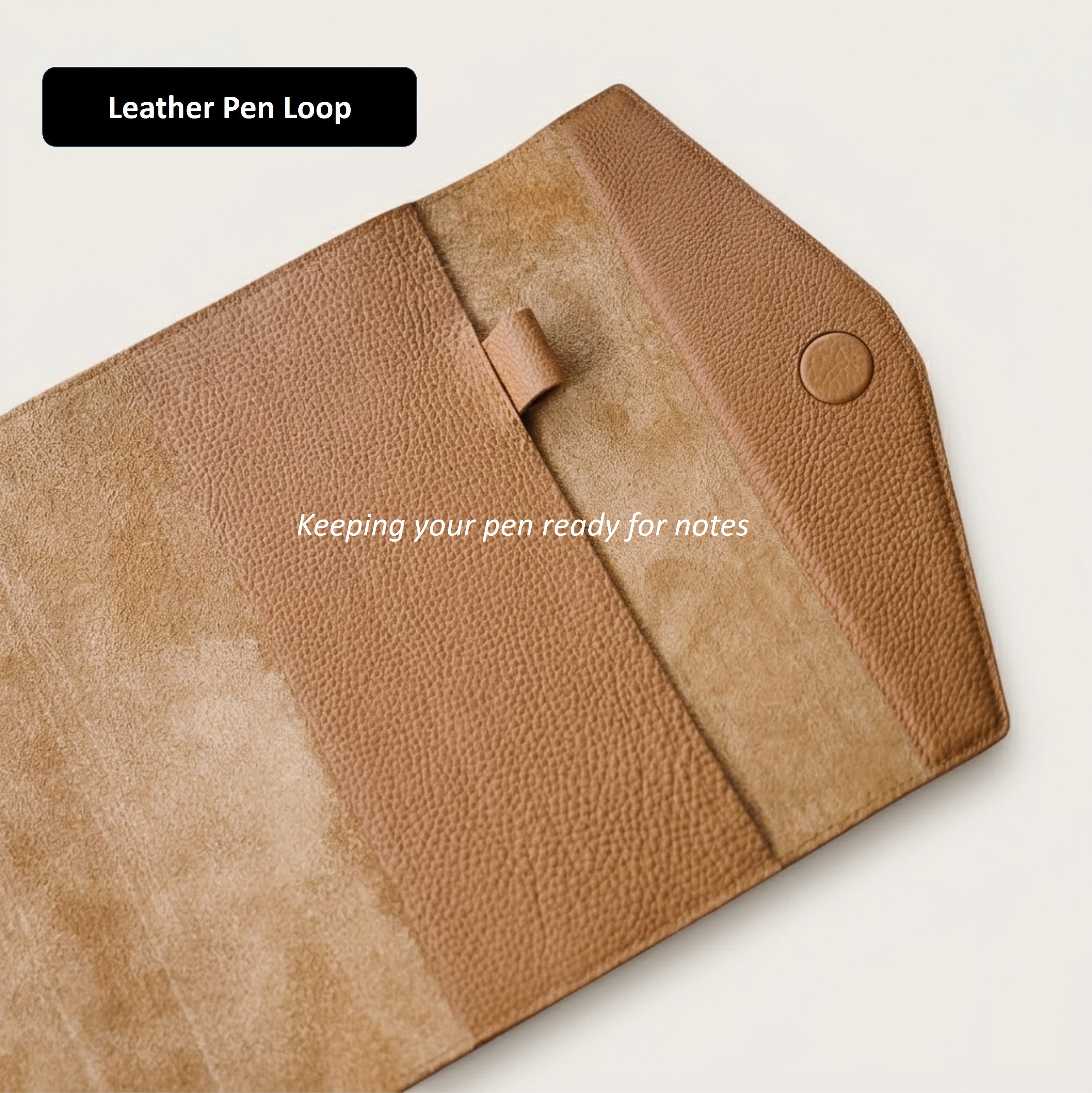 Magnetic Flap Leather Bible Cover - German Togo Leather