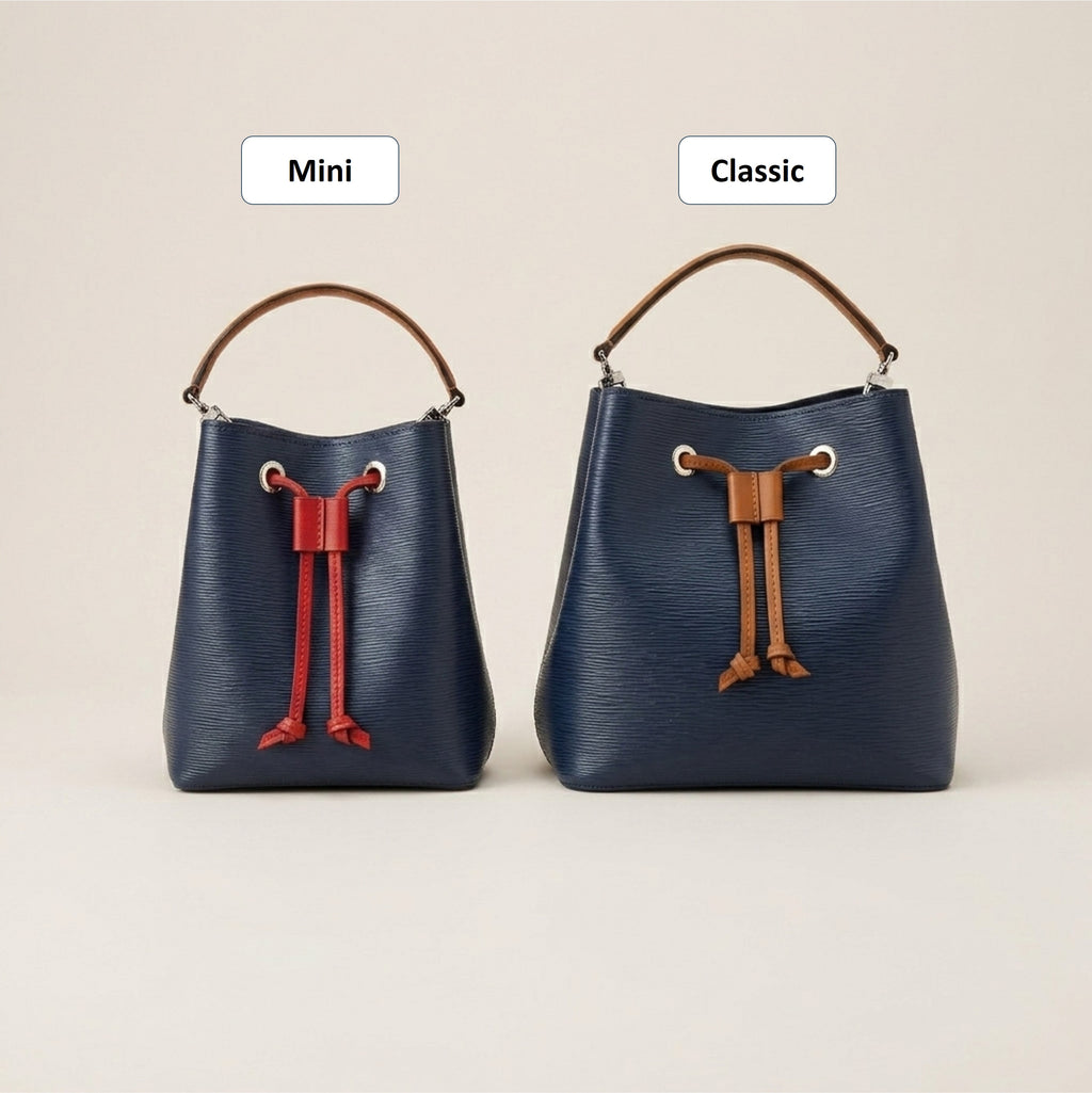 Dorothy Mini Bag and Dorothy Bag shown together for size comparison