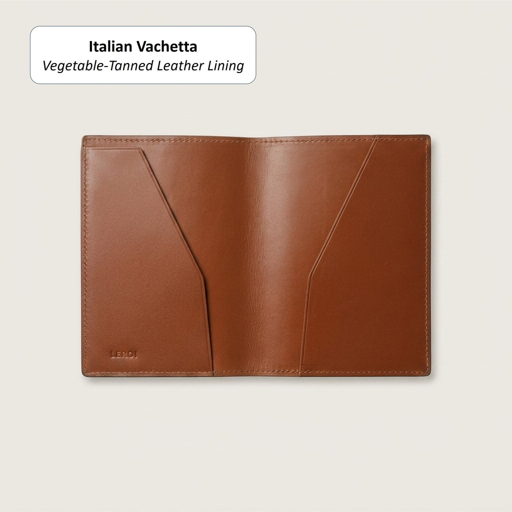 German Noblessa Leather Passport Cover (Slim Edition)