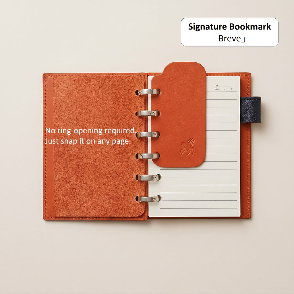 A7 Smart Ring Binder in German Noblessa Leather
