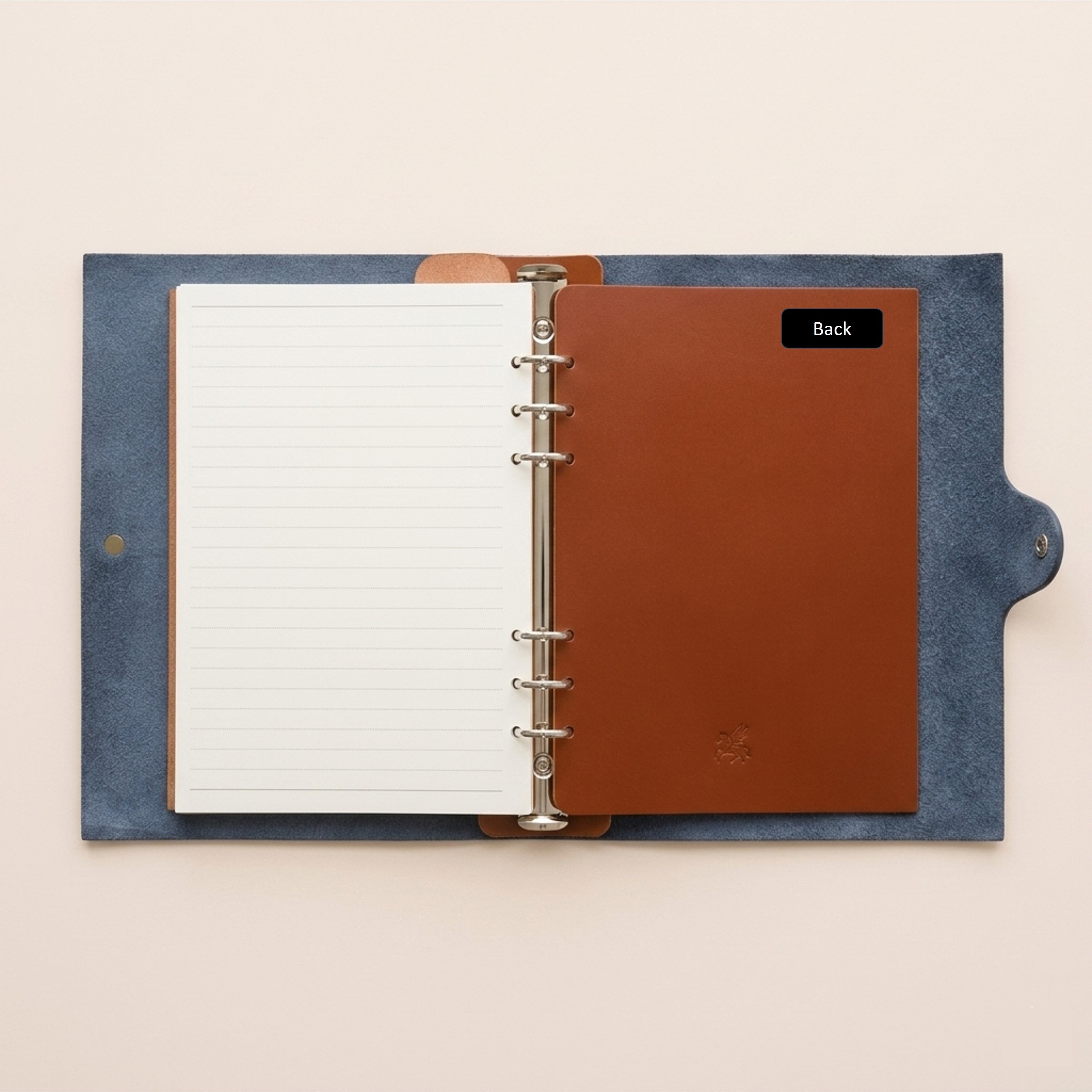 A5 Journal in  German Togo Leather
