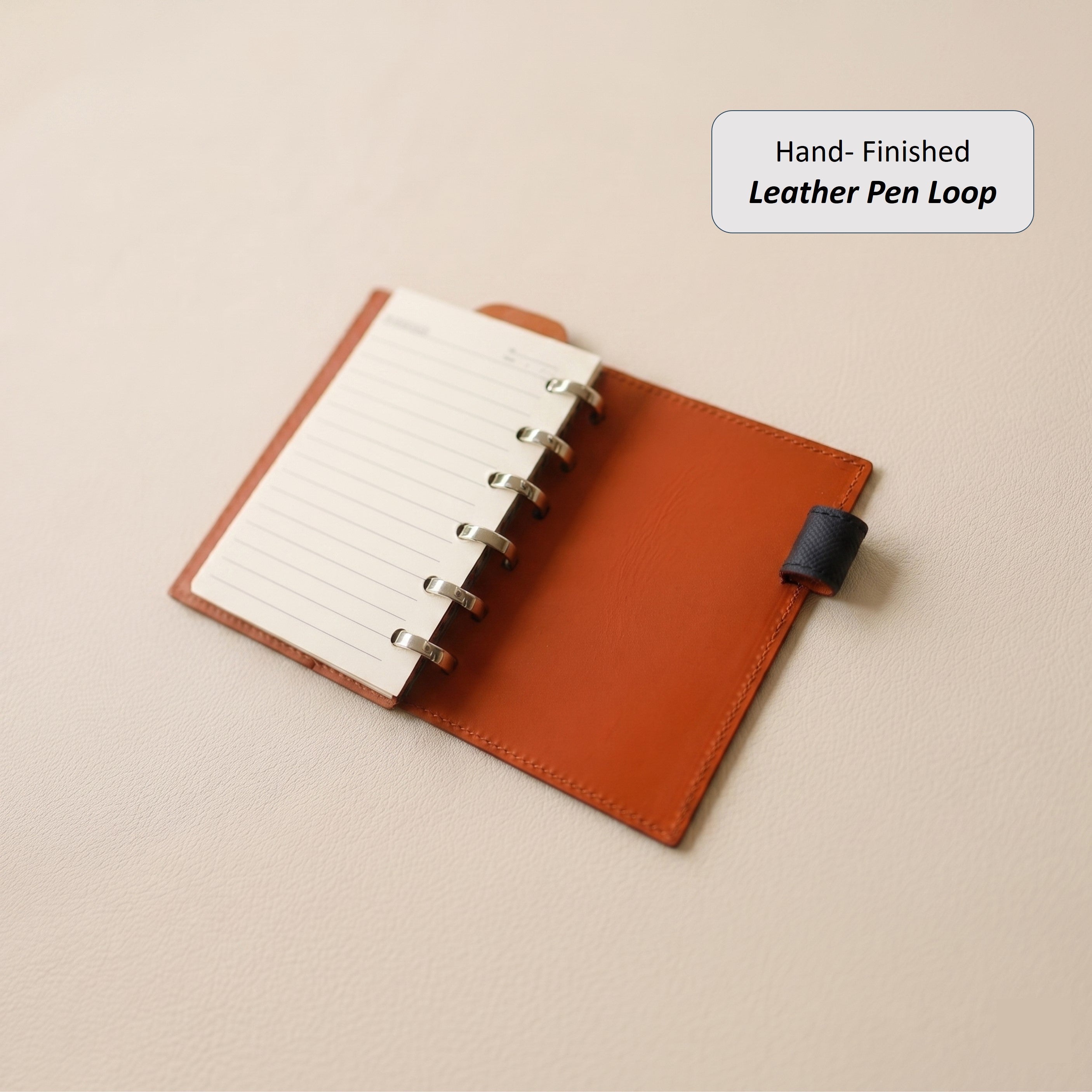 A7 Smart Ring Binder in German Noblessa Leather