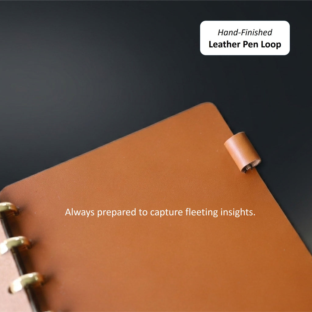 「Humpback」Edition Discbound Planner in German Noblessa Leather