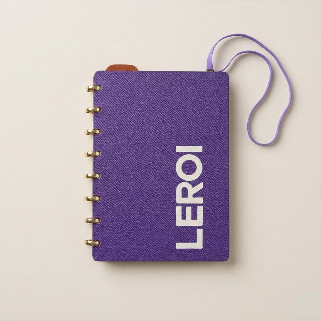 「SIGNATURE」Edition Discbound Planner in German Noblessa Leather