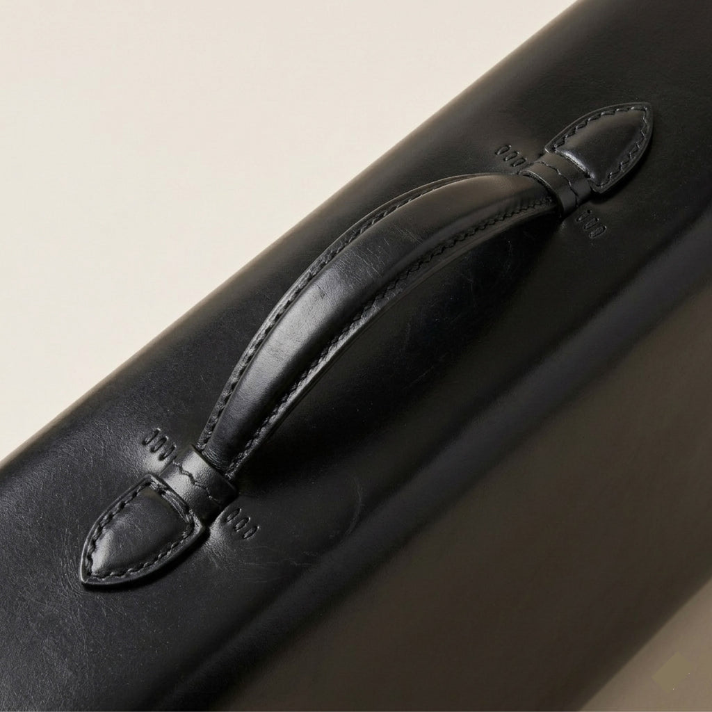 The Origin: Bespoke Bridle Leather Briefcase
