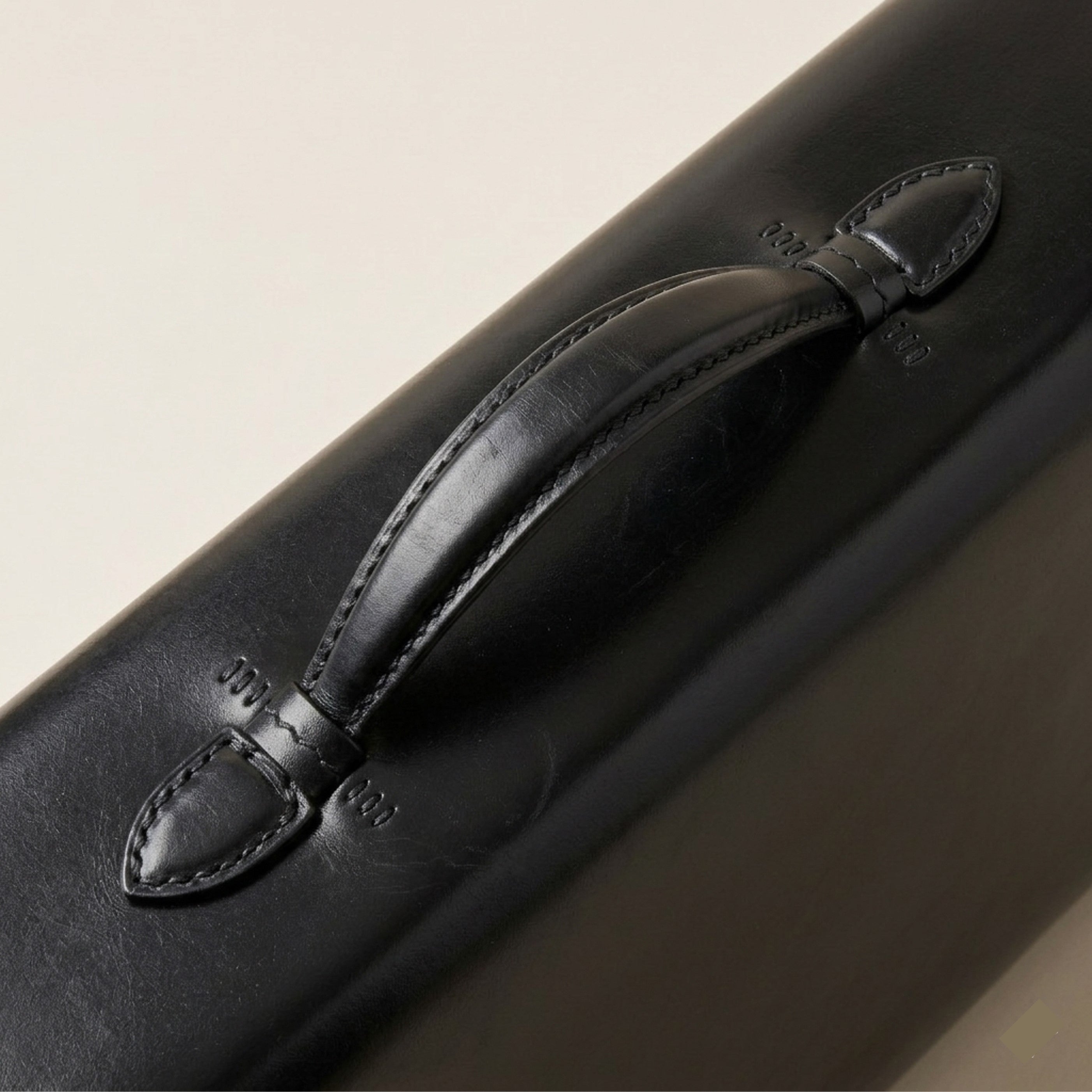 The Origin: Bespoke Bridle Leather Briefcase