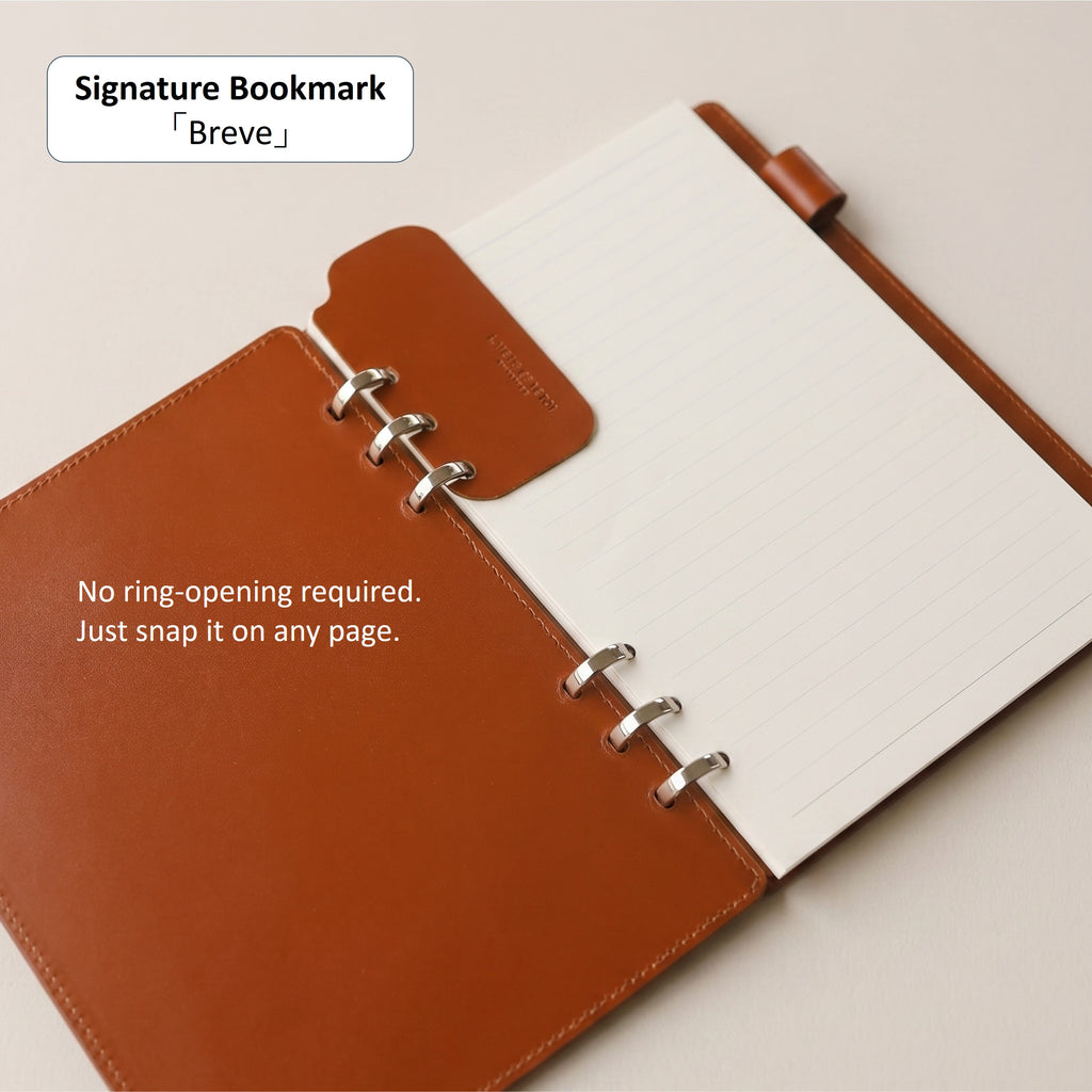 「INSIGHT」Edition A5 Smart Ring Binder in German Noblessa Leather