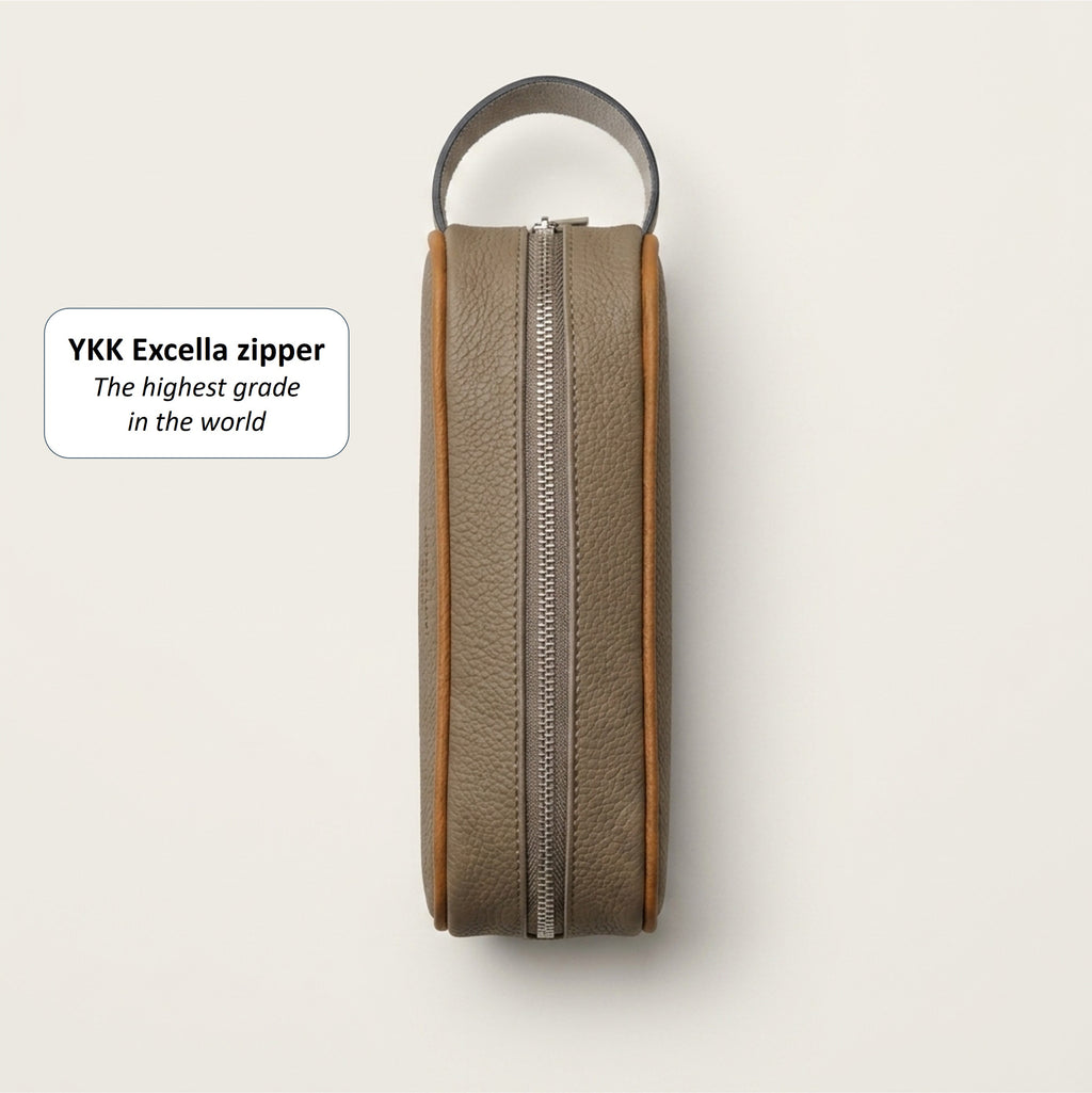 Perlinger Togo Leather Minimalist Pencil Case