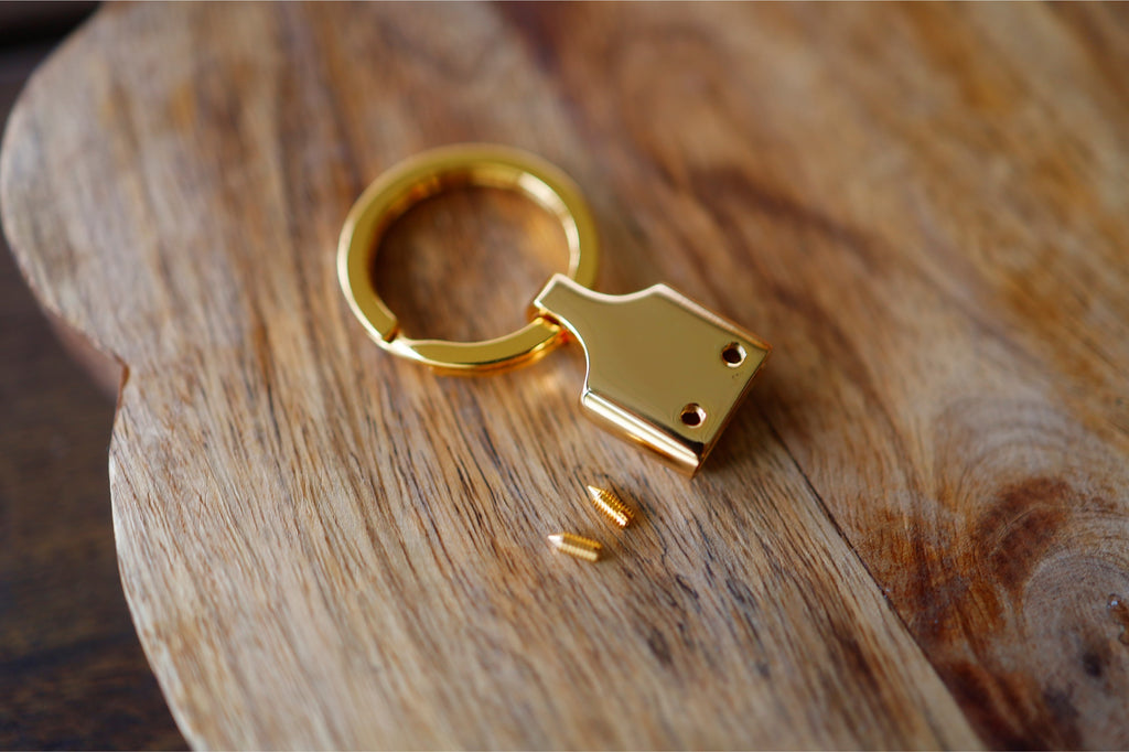 Key Fob Hardware (Gold/Nickel)