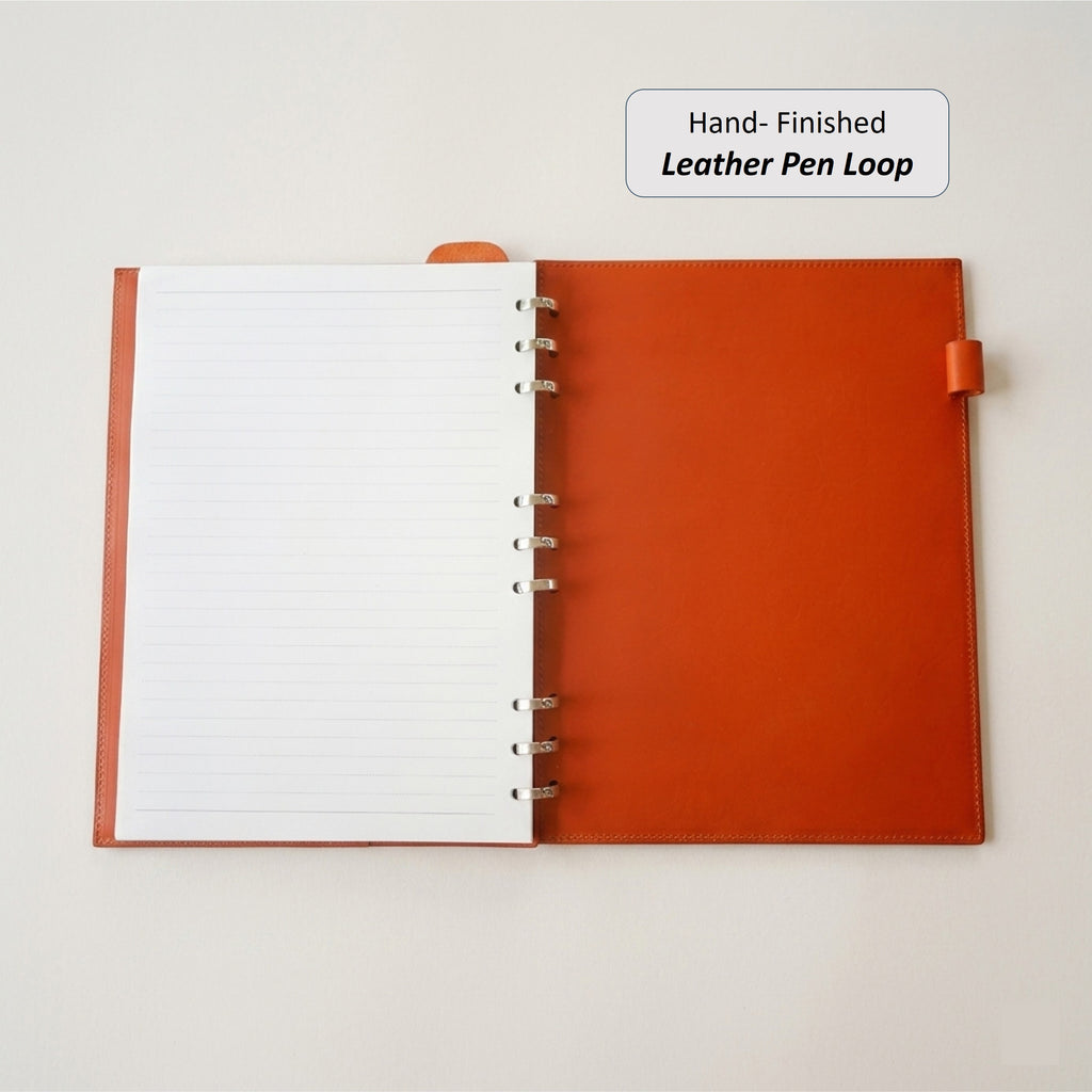 「Signature」Edition Smart Ring Binder in German Noblessa Leather
