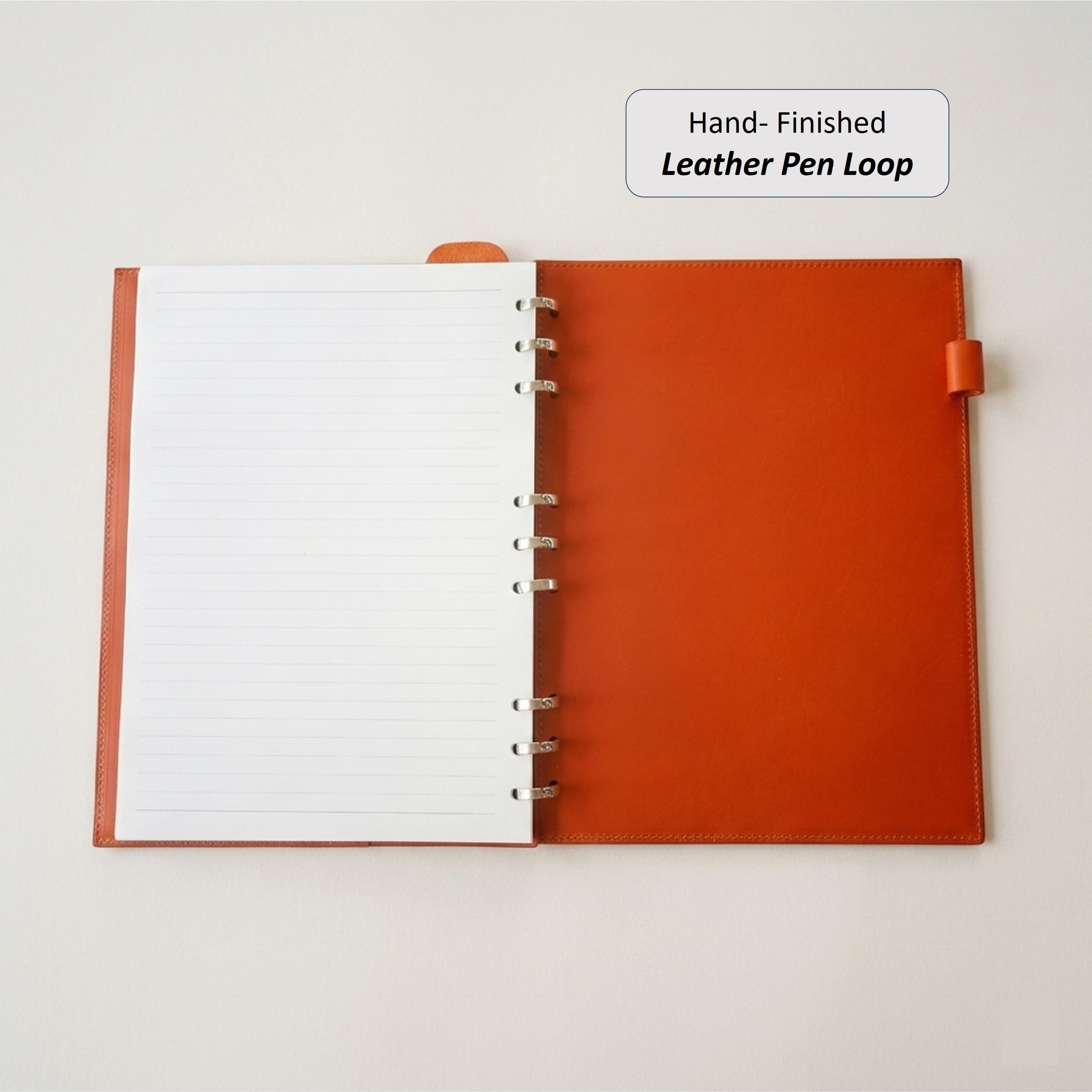 「Signature」Edition Smart Ring Binder in German Noblessa Leather