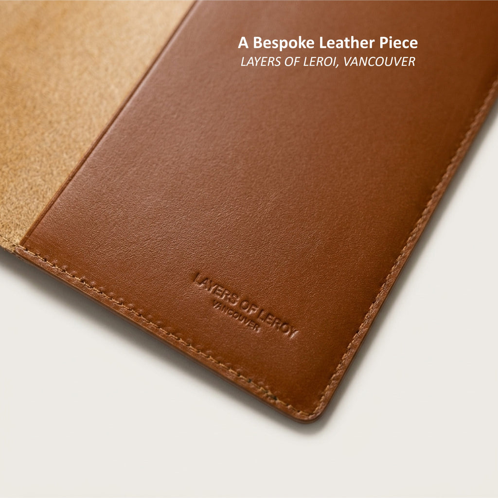 Minimalist Standard Leather Bible Cover - Italian Walpier Vacchetta