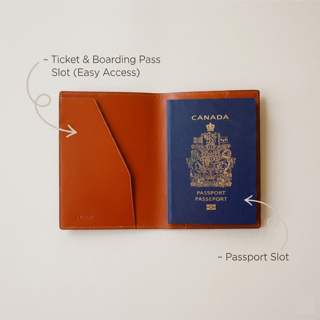 German Noblessa Leather Passport Cover (Mosaic Edition)