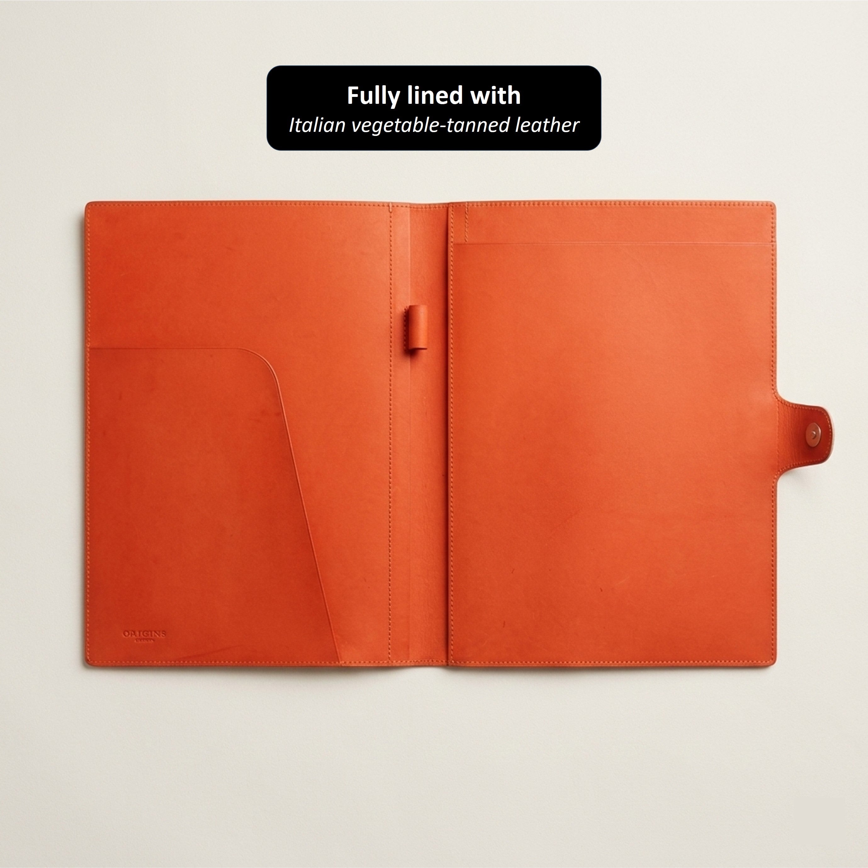 「SIGNATURE Edition」 Legal Pad Portfolio in German Noblessa Leather