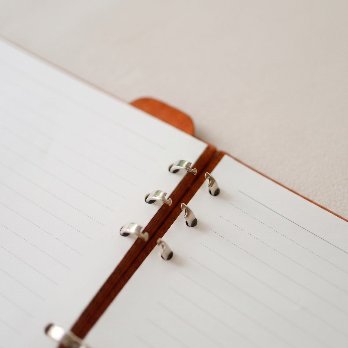 Smart Ring Binder in German Noblessa Leather