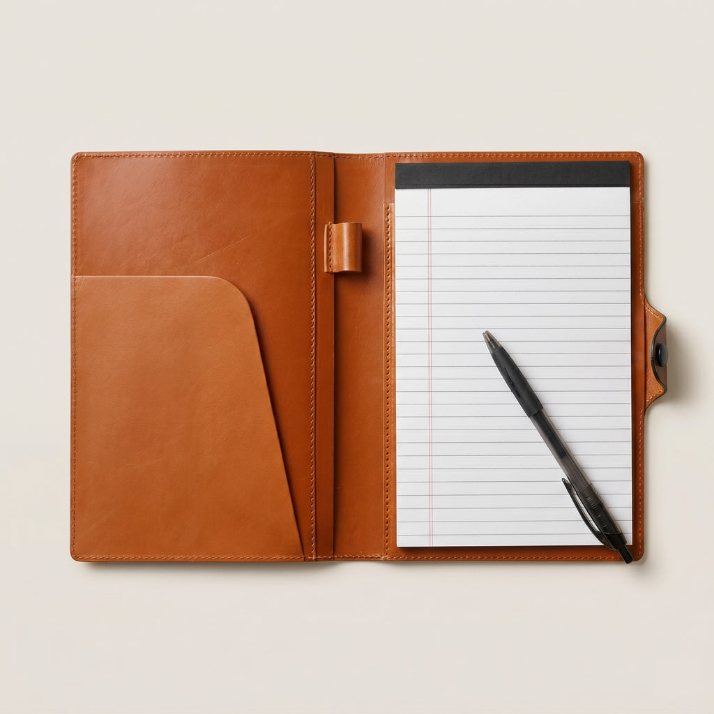Junior Legal Pad Portfolio in German Noblessa Leather