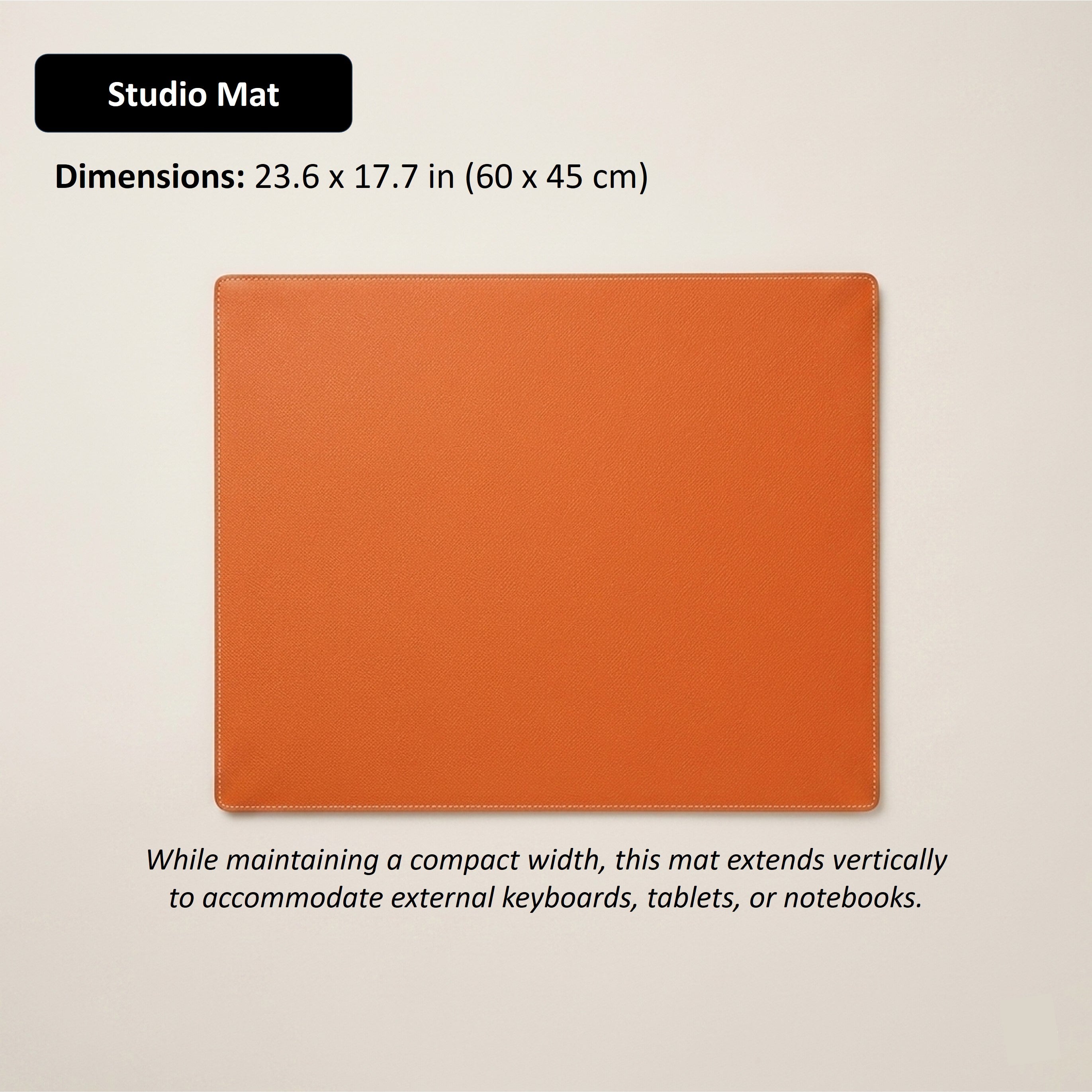 Noblessa Calf Leather Desk Mat