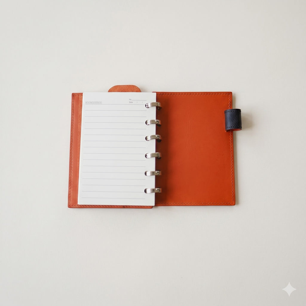 A7 Smart Ring Binder in German Noblessa Leather
