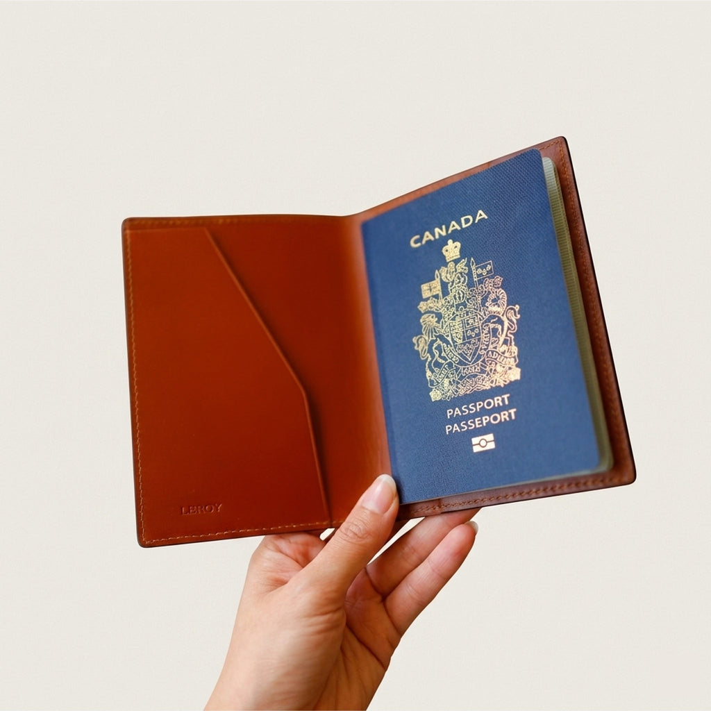 German Noblessa Leather Passport Cover (Slim Edition)