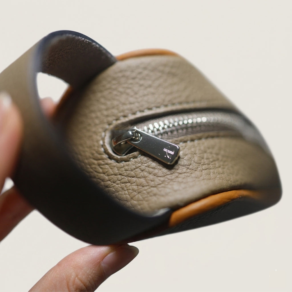 Perlinger Togo Leather Minimalist Pencil Case