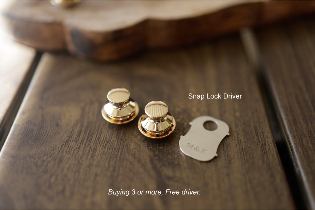 Snap Lock Closure (Gold)