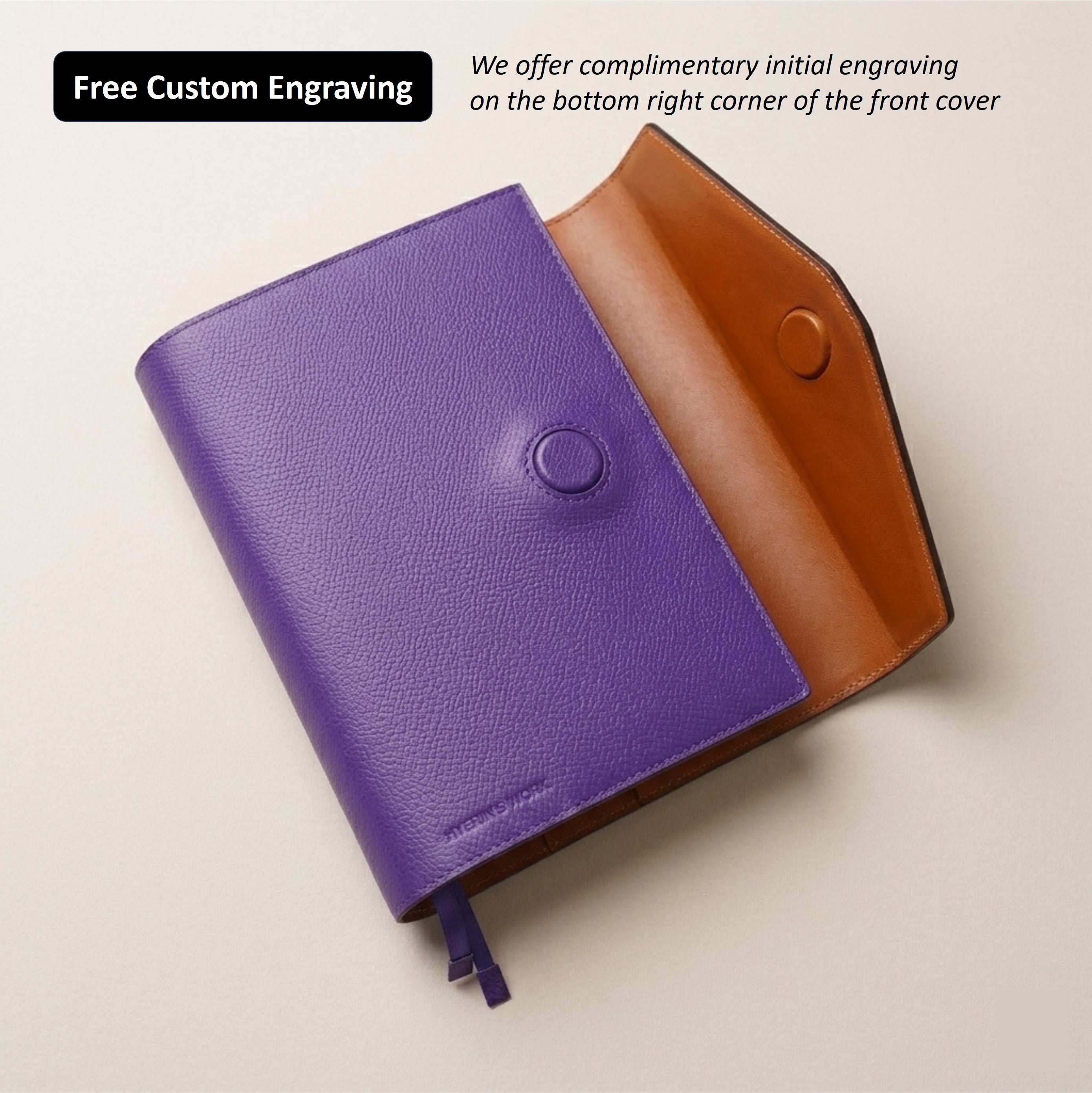 Magnetic Leather Bible Cover - German Noblessa Leather