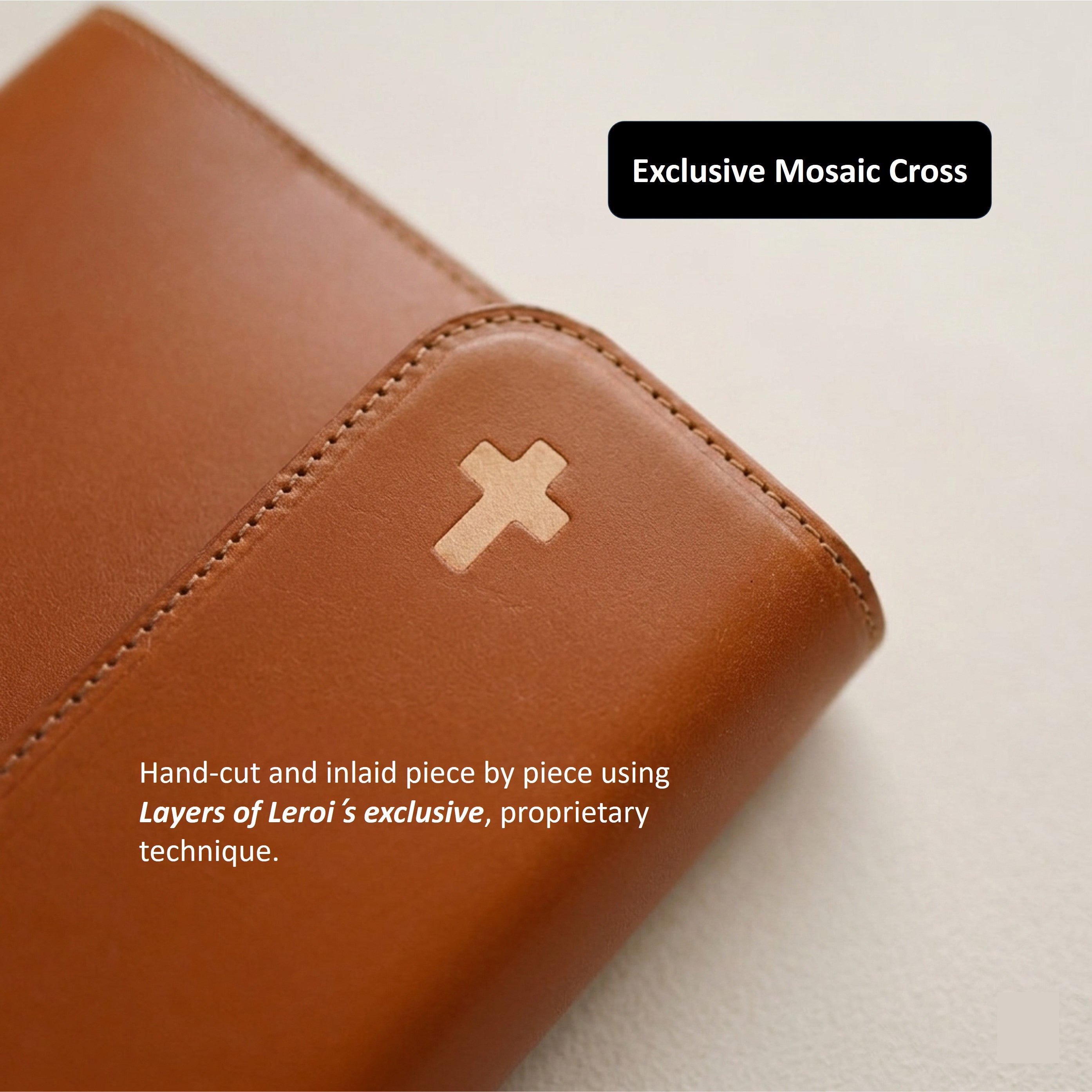 Snap Leather Bible Cover - Italian Walpier Vacchetta