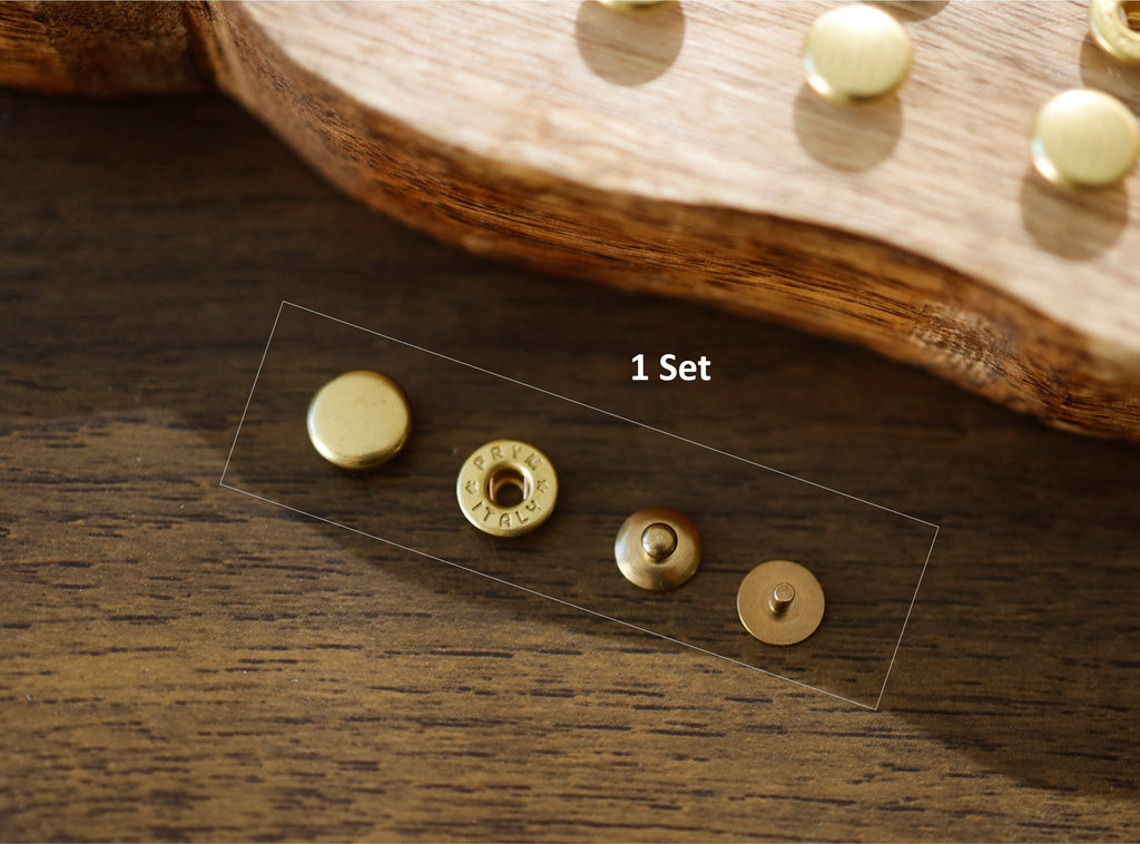 PRYM Snap Buttons (Gold/Silver/Brass)