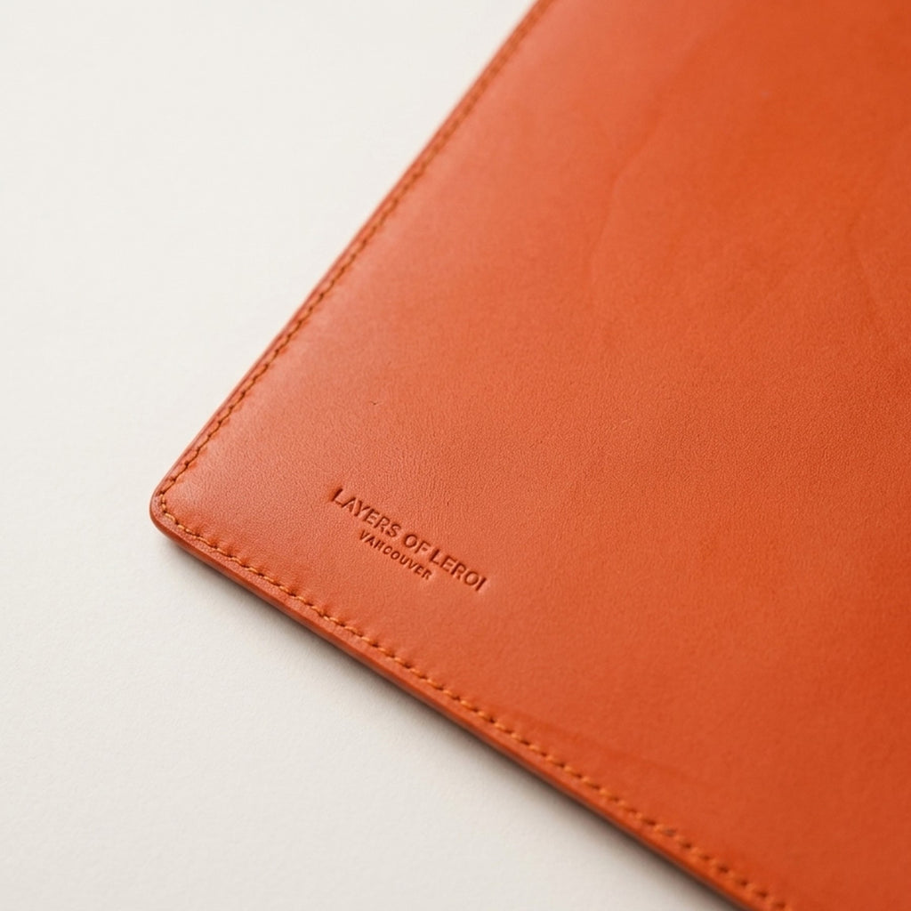 Junior Legal Pad Portfolio in German Noblessa Leather
