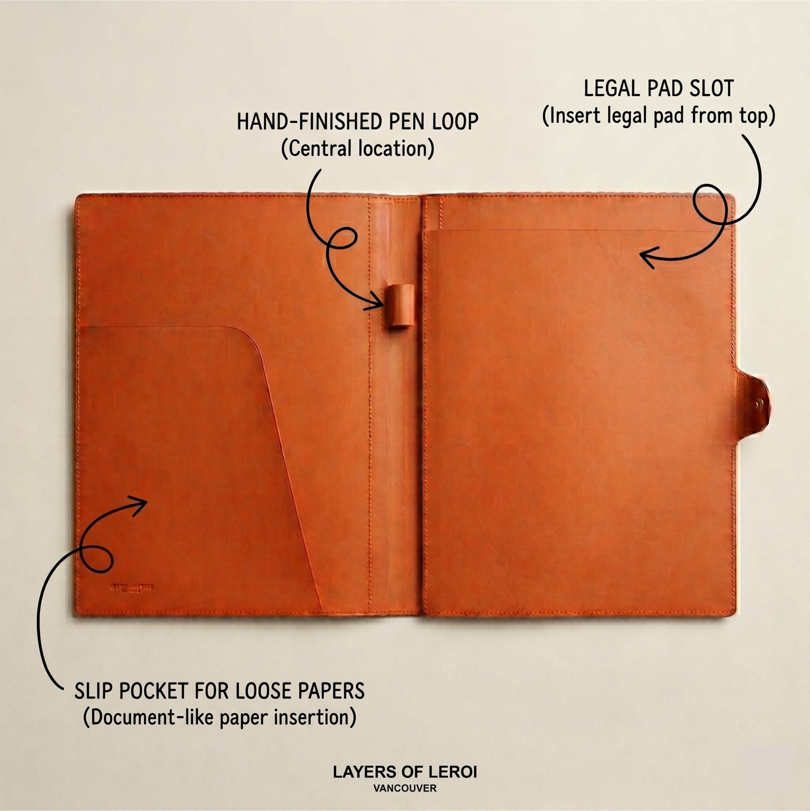 4x6 Pocket Notepad in German Noblessa Leather
