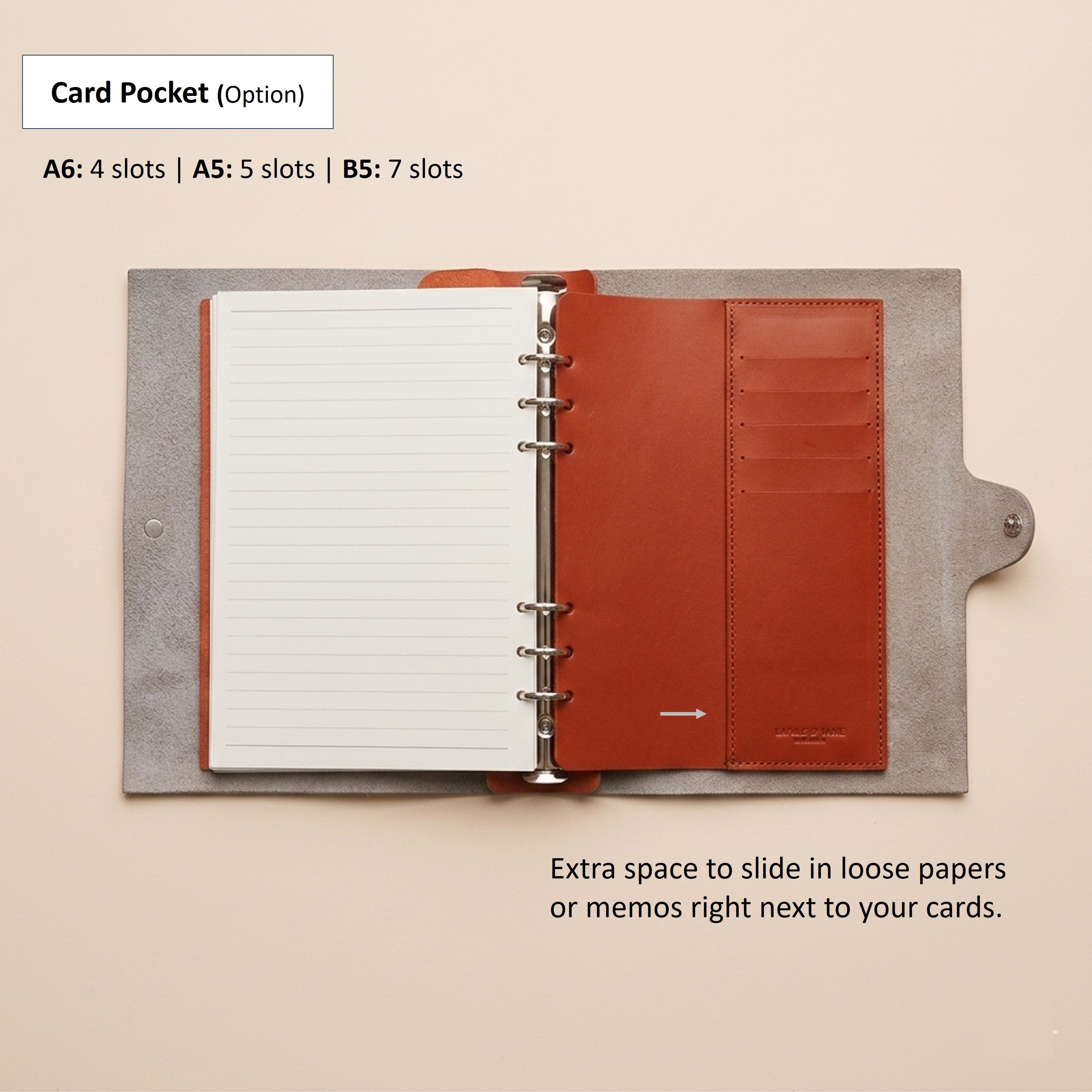 A5 Journal in German Noblessa Leather