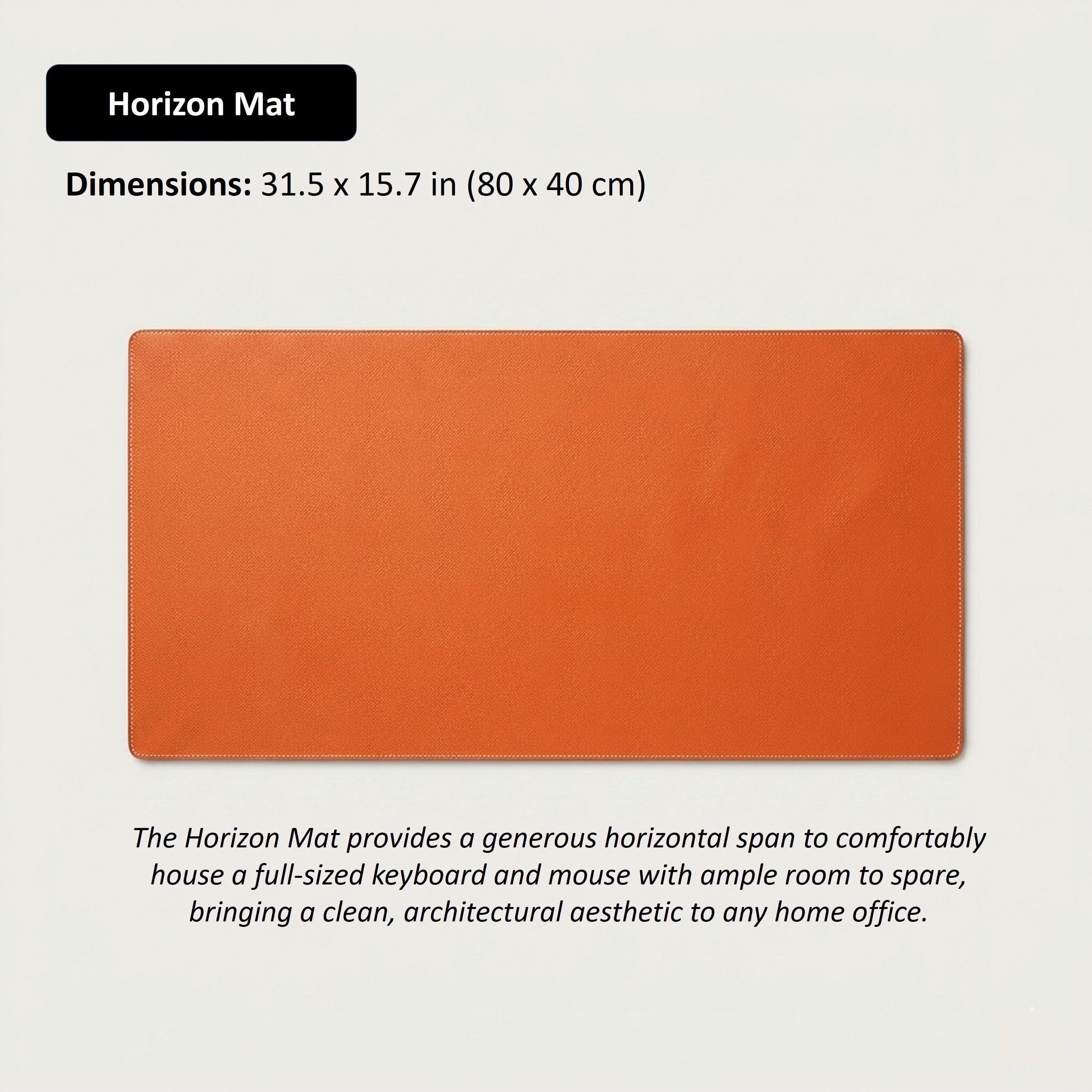Noblessa Calf Leather Desk Mat