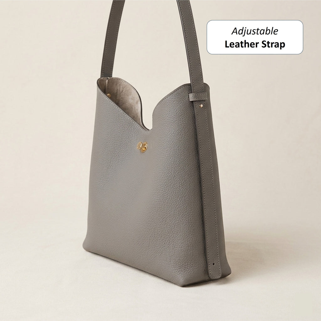 Vela 25 | German Togo Leather Tote