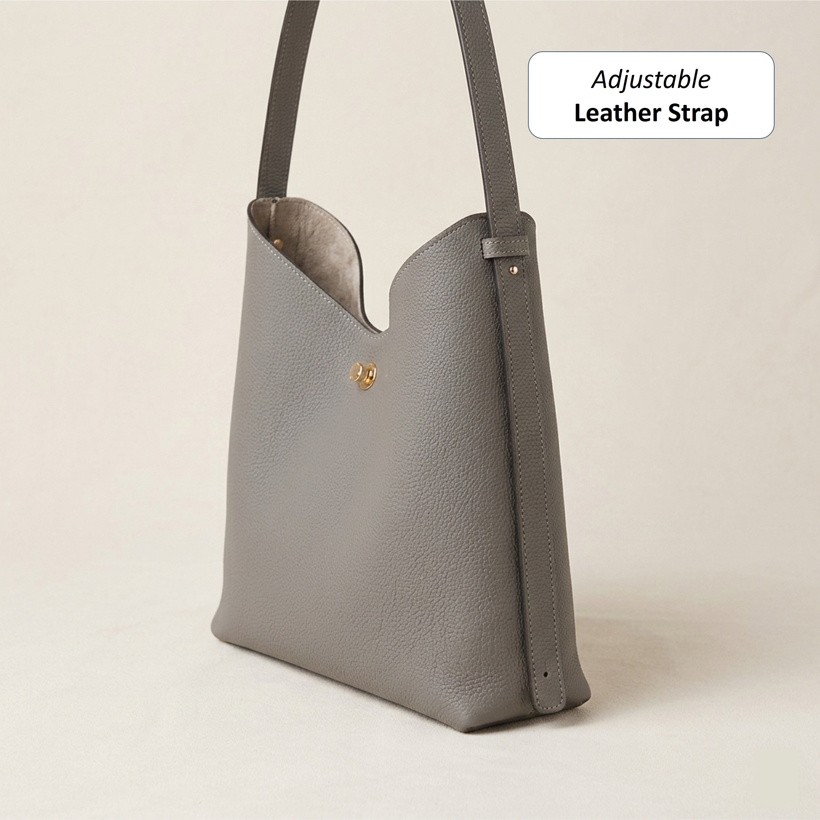 Vela 25 | German Togo Leather Tote