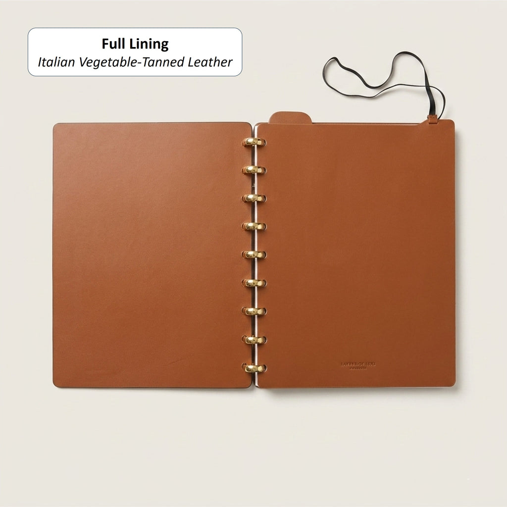「Humpback」Edition Discbound Planner in German Noblessa Leather