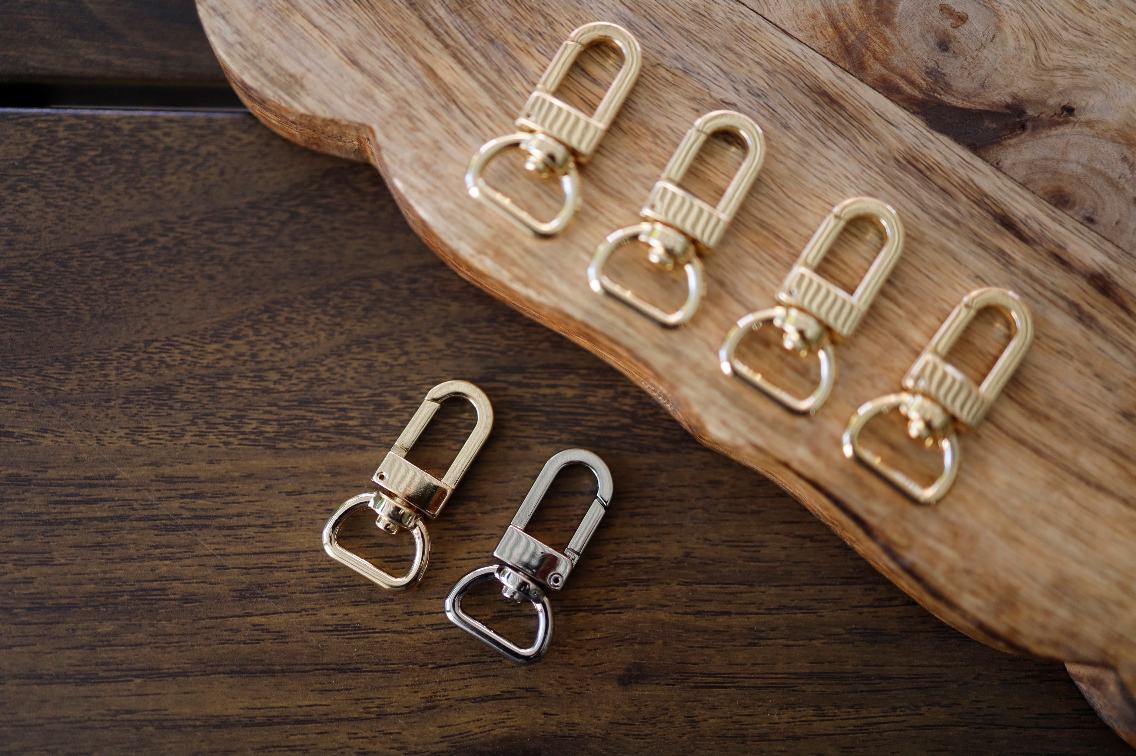 Swivel Clasps (Gold, 1.73” X 0.87”)