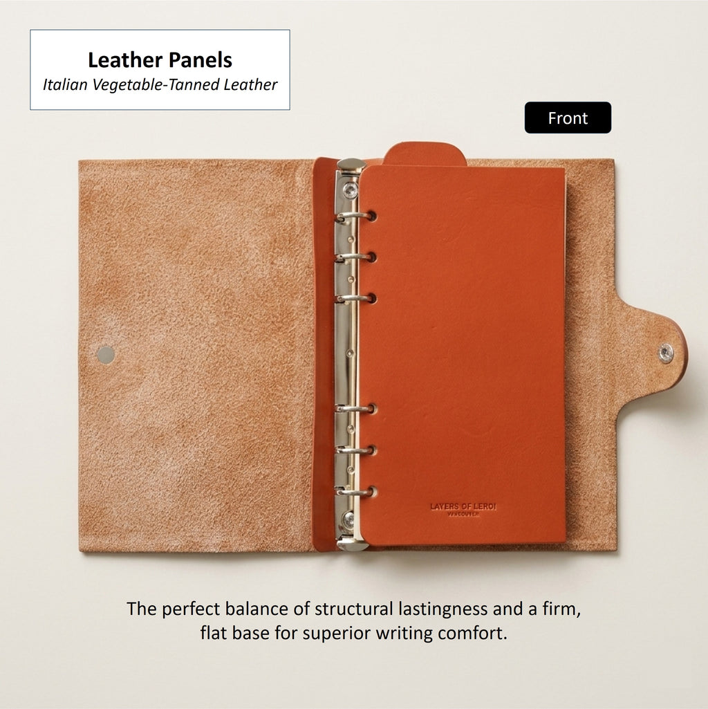 A6 Journal in German Togo Leather