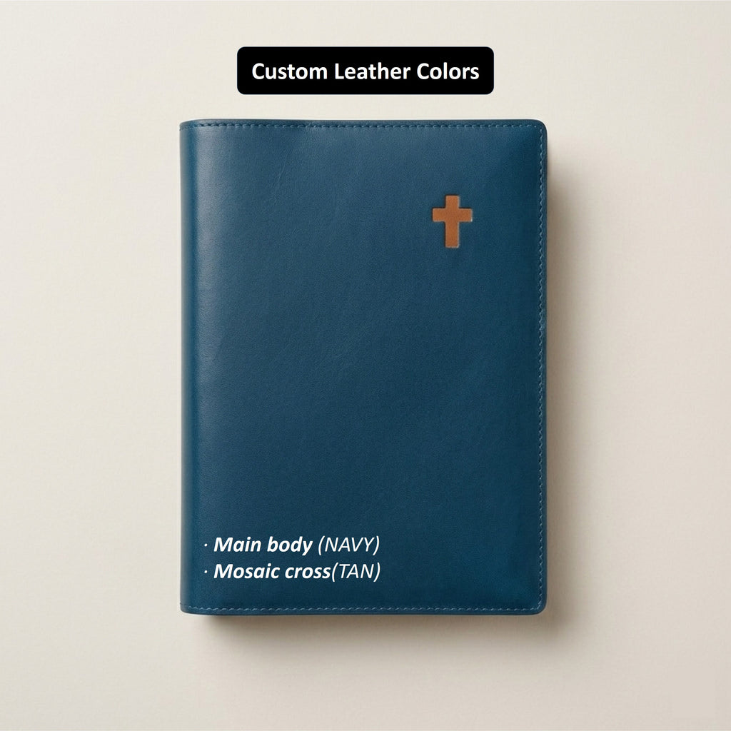 Minimalist Standard Leather Bible Cover - Italian Walpier Vacchetta