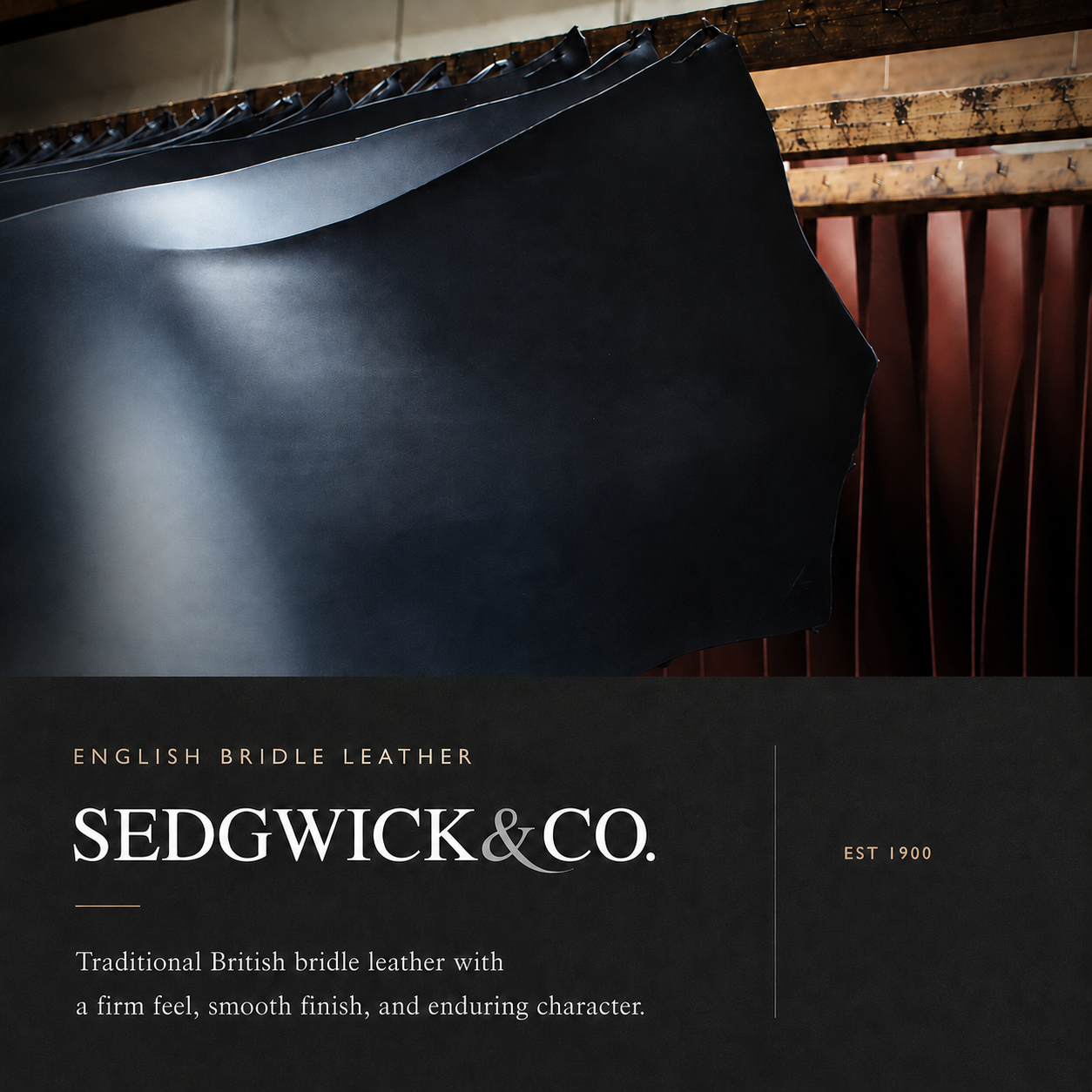 Morgan Business Card Wallet in English Bridle Leather
