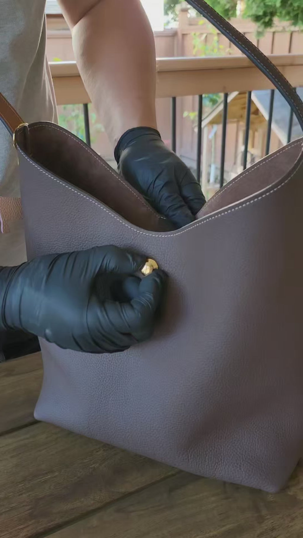 Vela 28 | German Togo Leather Tote
